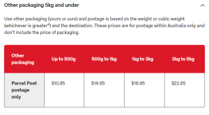 Weight Based (this is cubed weight)