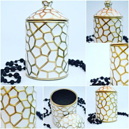 Gold Edge Canister Candle